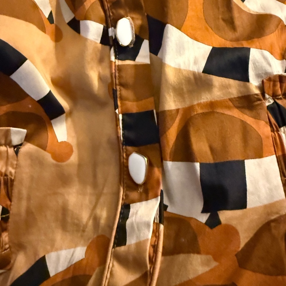 Farm Rio Banana Button Down Mini Dress NWT. Size Small - Picture 7 of 9